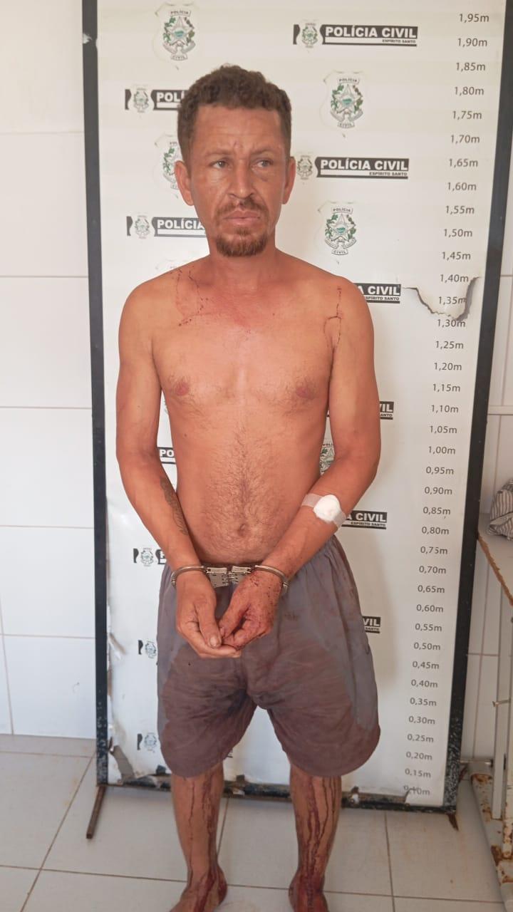 Autor de homicídio em Sooretama é preso enquanto estava hospitalizado.