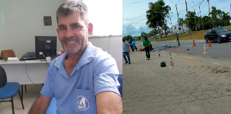 Funcionário do SAAE morre atropelado em Sooretama.
