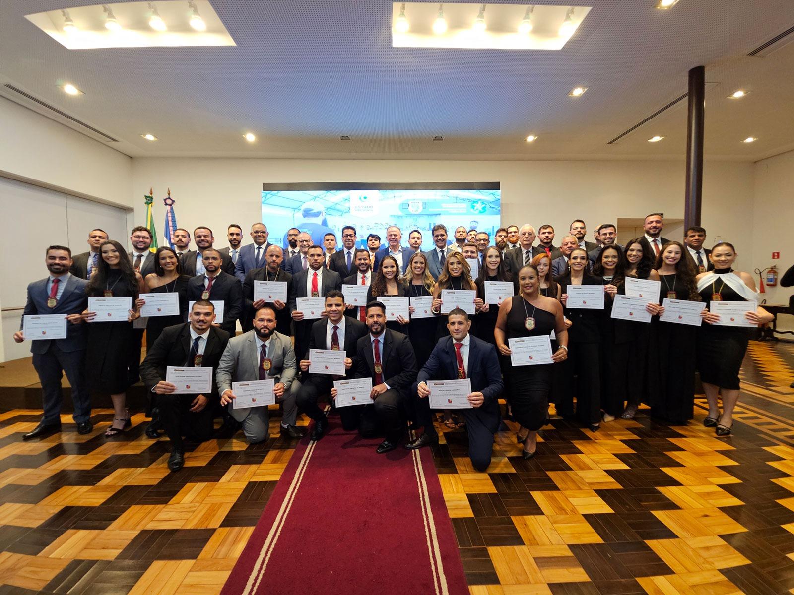 Governo reforça segurança pública com a formatura de 42 novos delegados da Polícia Civil