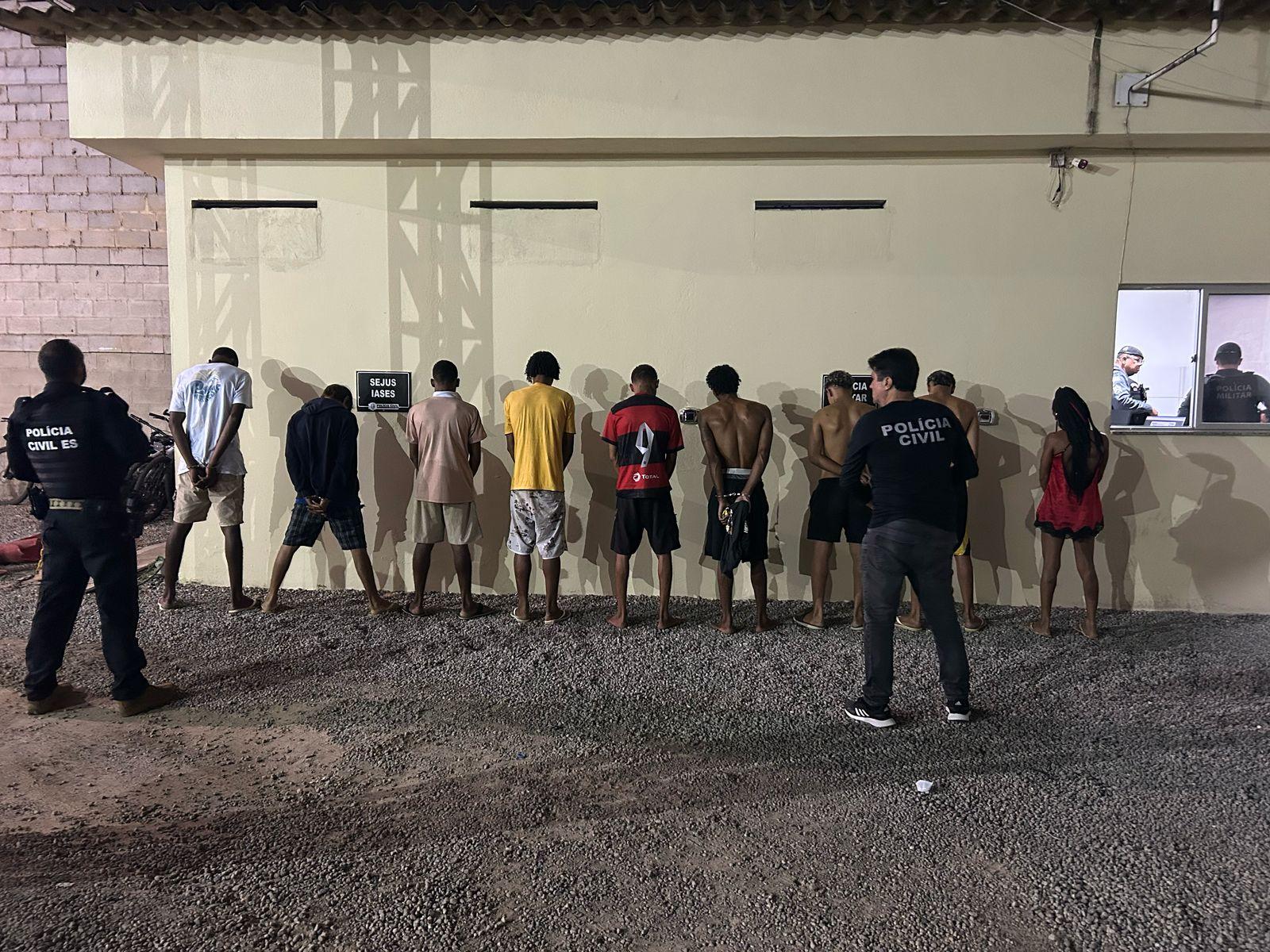 Rio Bananal: quadrilha é presa acusada de tráfico de drogas.