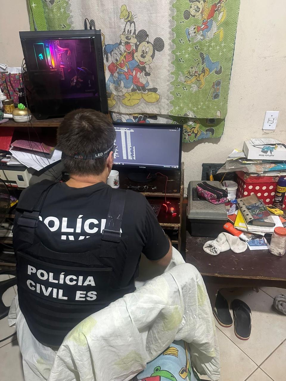 PCES participa da operação nacional “Mão de Ferro II” contra crimes cibernéticos praticados contra crianças e adolescentes.