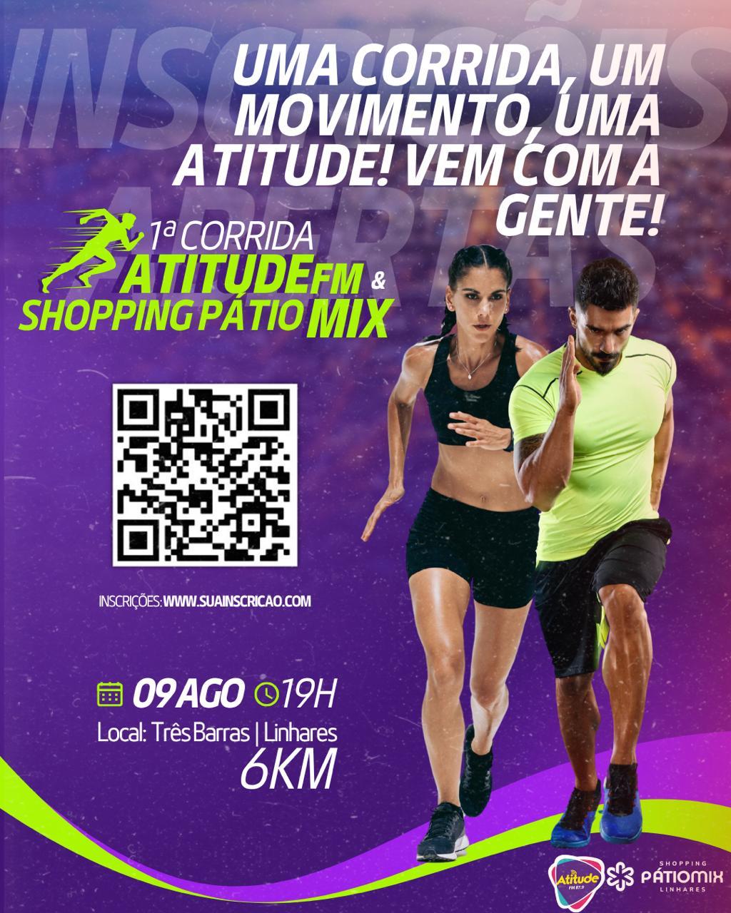 Corrida da Atitude FM: segundo lote quase esgotado.