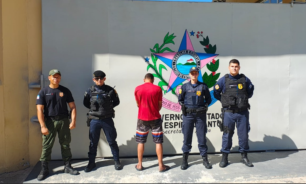Foragido do sistema prisional é preso pela GCM em Linhares.