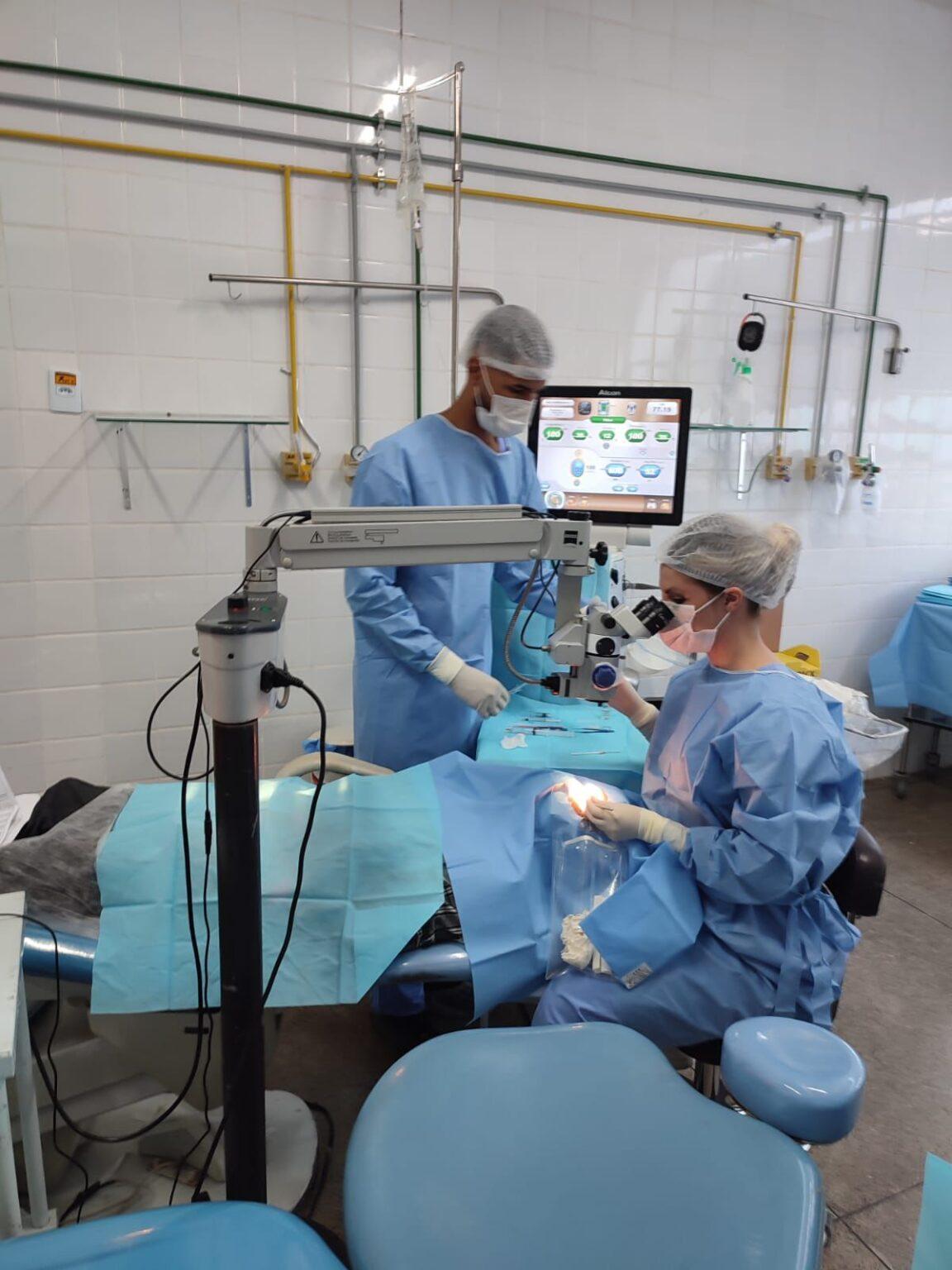 HGL realiza pela primeira vez cirurgia de pterígio em Linhares.
