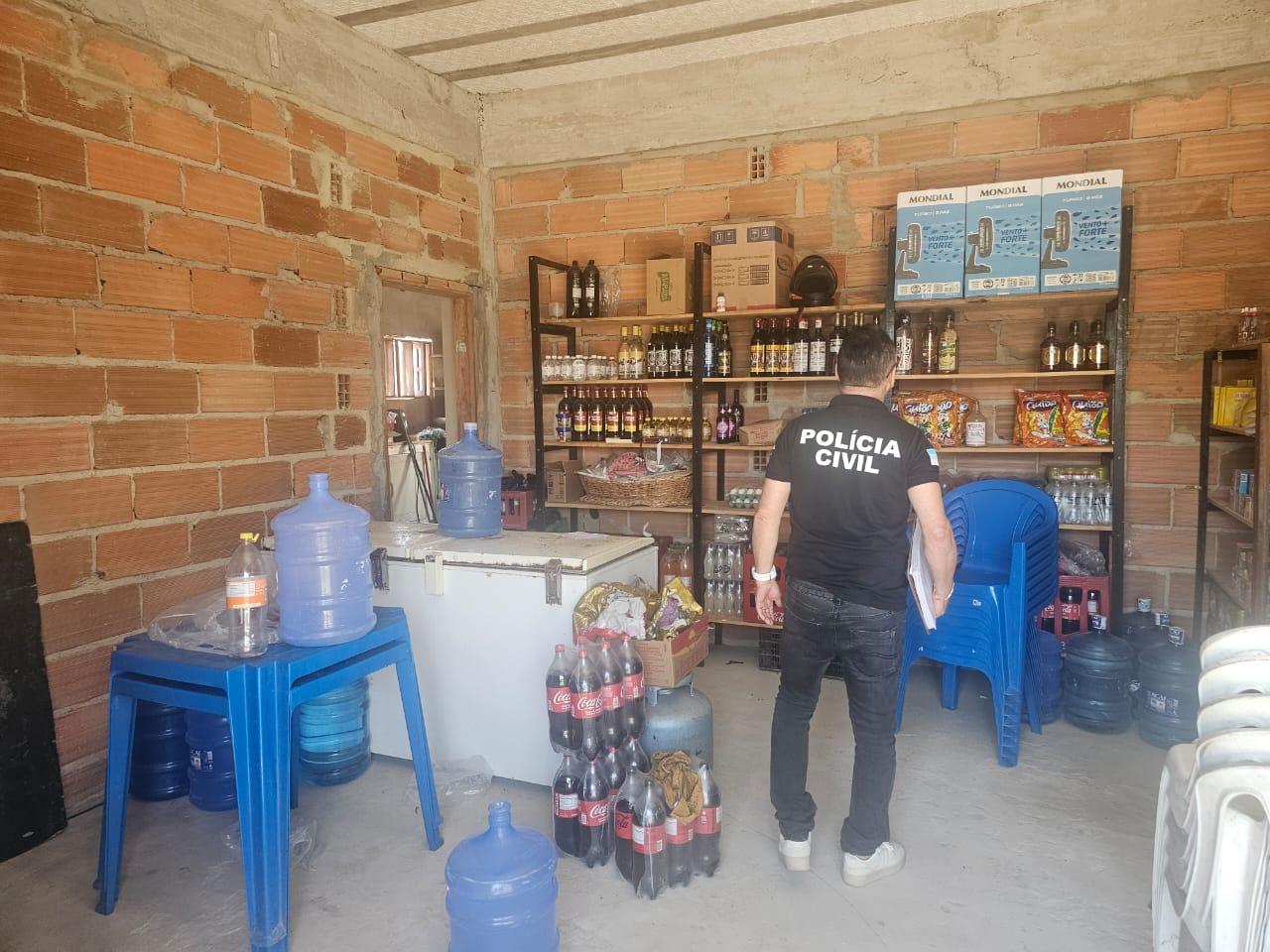 PCES, PCIES e EDP flagram furto de energia elétrica em mercearia de São Mateus.