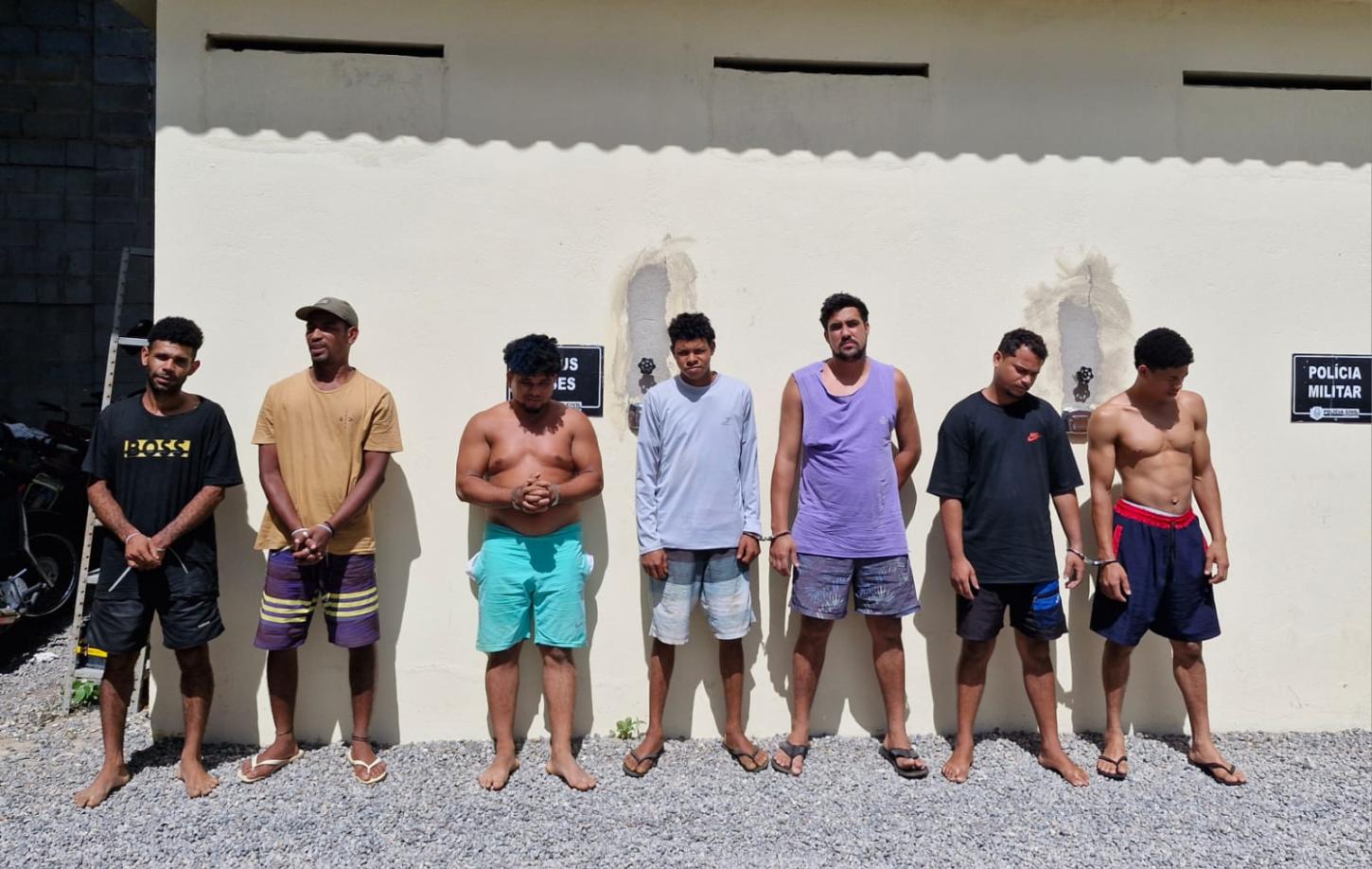 Bandido não se cria: Oito presos em Rio Bananal.