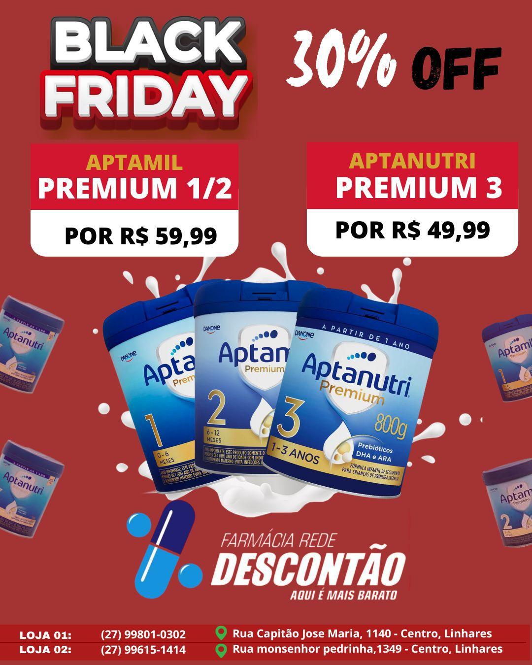 Leite Aptanutri: Rede Descontao contínua com preço de Black Friday.