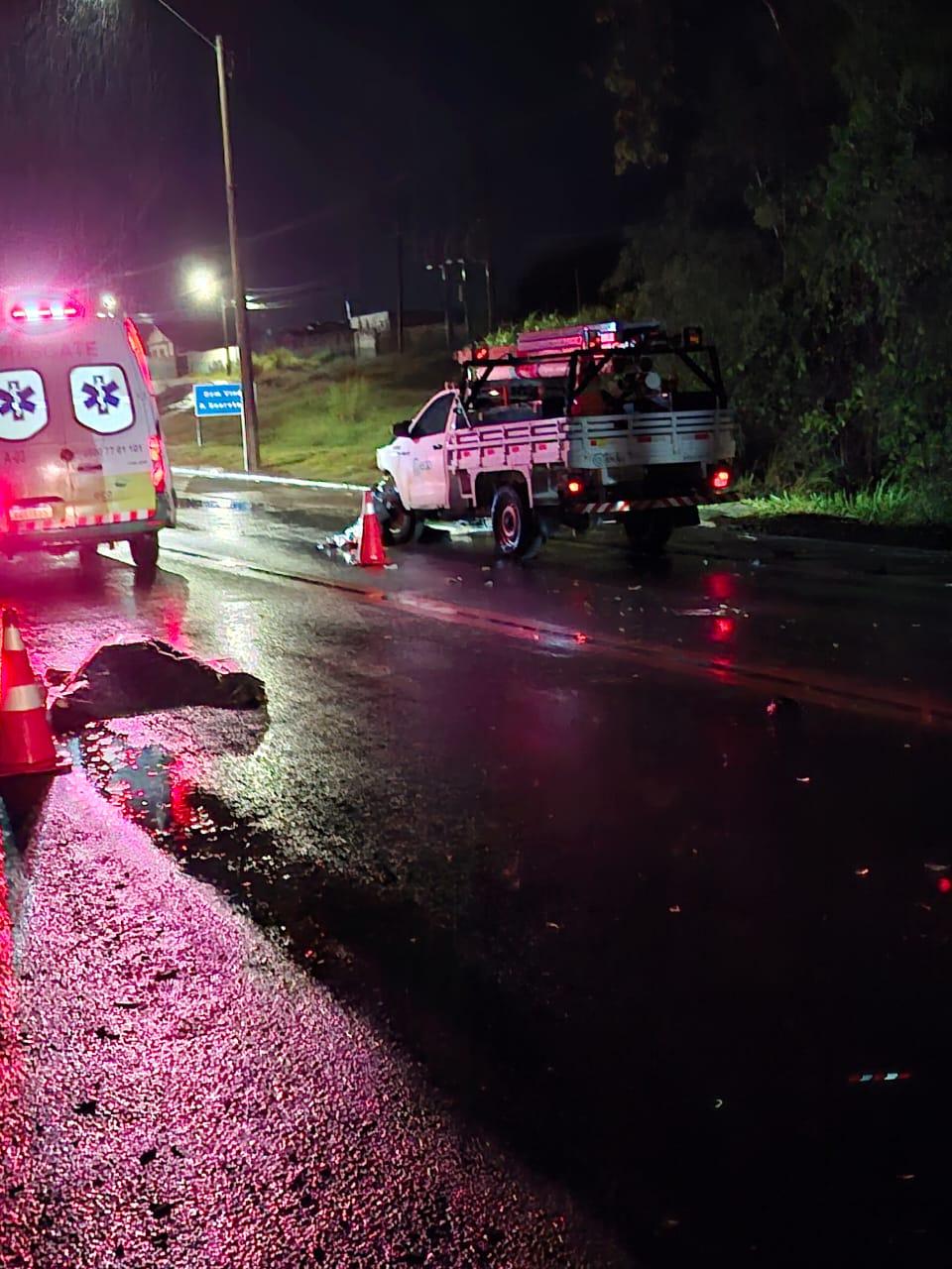 Acidente na BR101 em Sooretama com duas vítimas fatais.