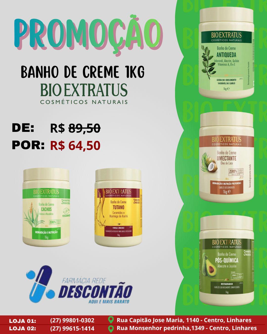 Rede Descontão: cosméticos naturais entram em promoção. 