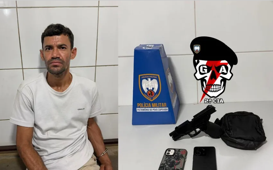 Polícia Militar recupera celular roubado e prende suspeito em flagrante em Linhares.