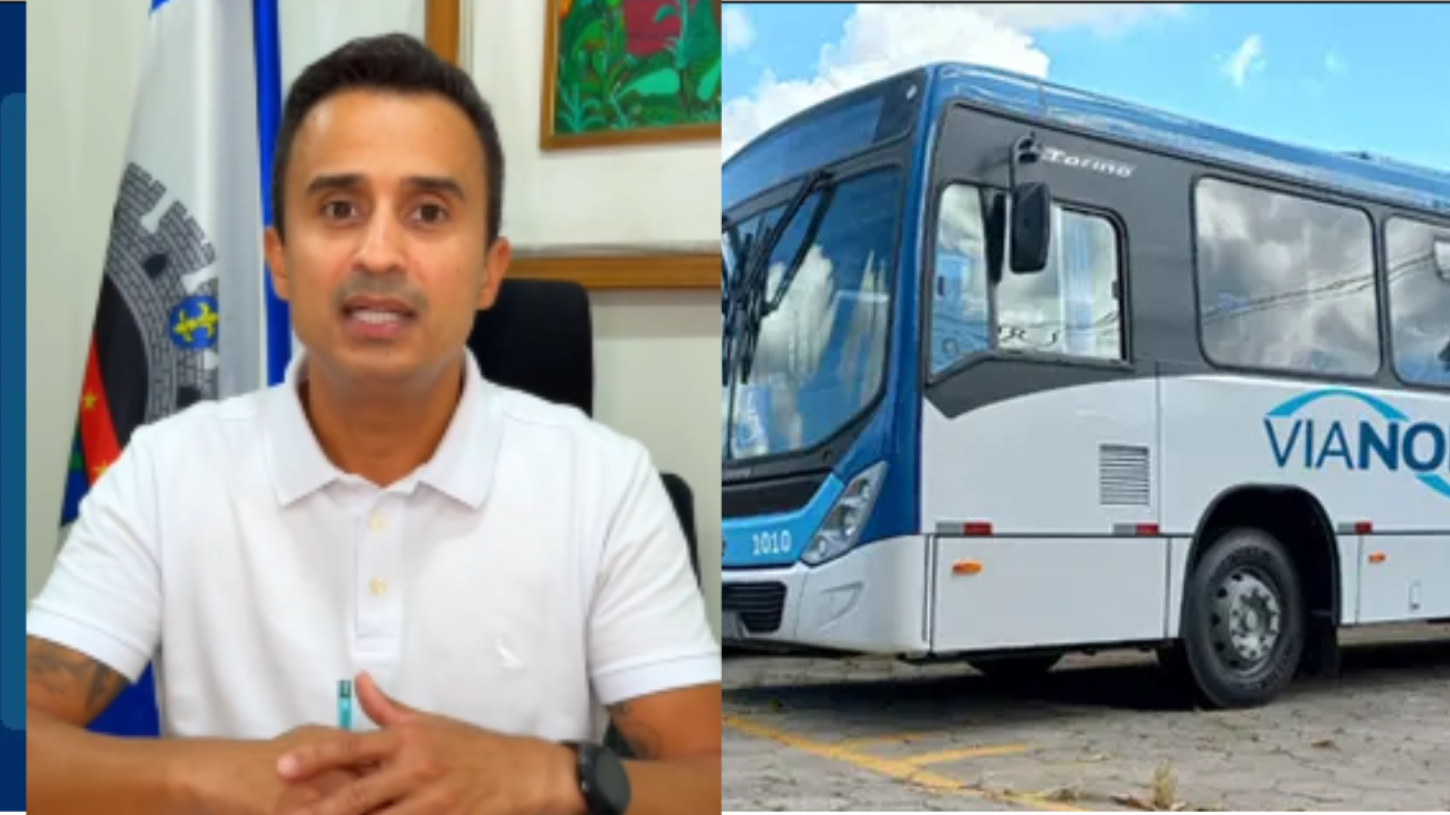 “Vamos dividir o custo da passagem de ônibus com o trabalhador”, disse prefeito de Linhares sobre o subsídio ao transporte público.