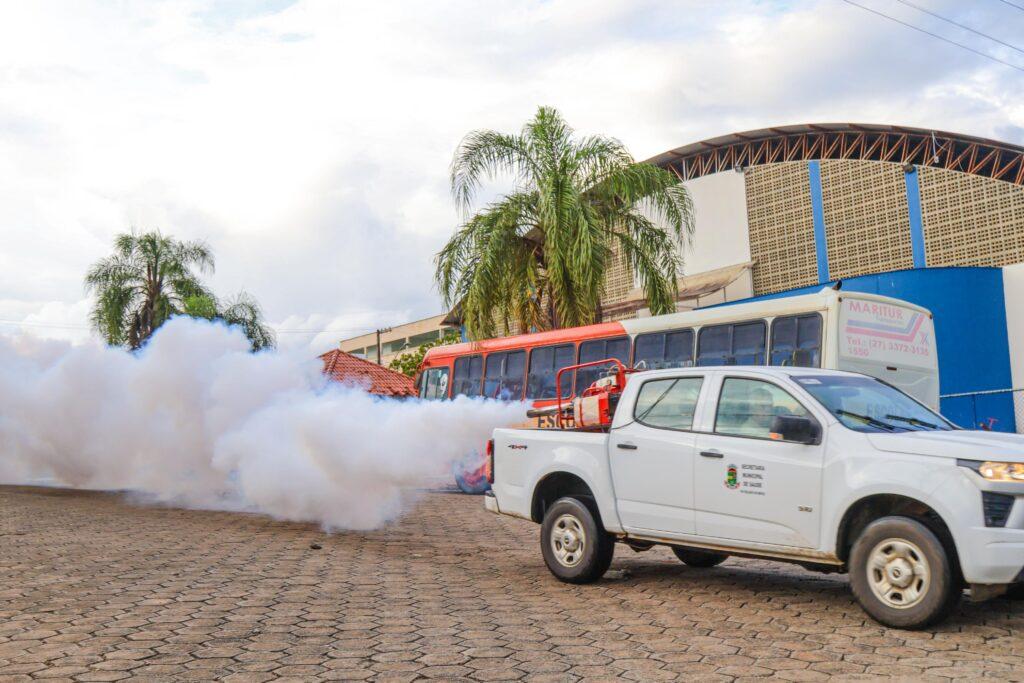 Linhares: Novo itinerário do carro fumacê passará pelo Shell, Bagueira, Centro, São José, Lagoa Park, José Rodrigues Maciel e Bebedouro.