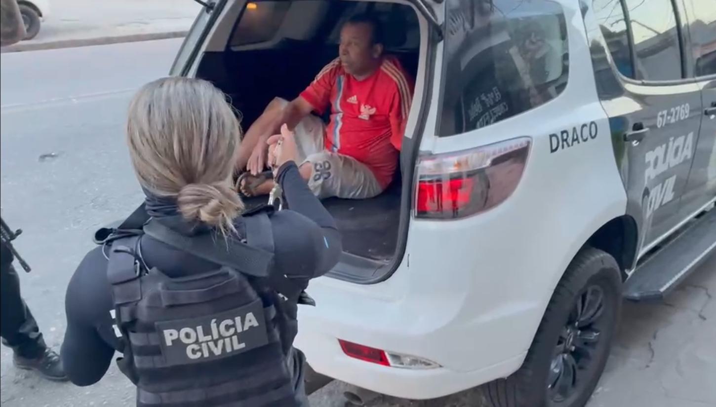 Foragido há mais de 30 anos por matar companheira de 15 anos em Linhares é preso no Rio de Janeiro.