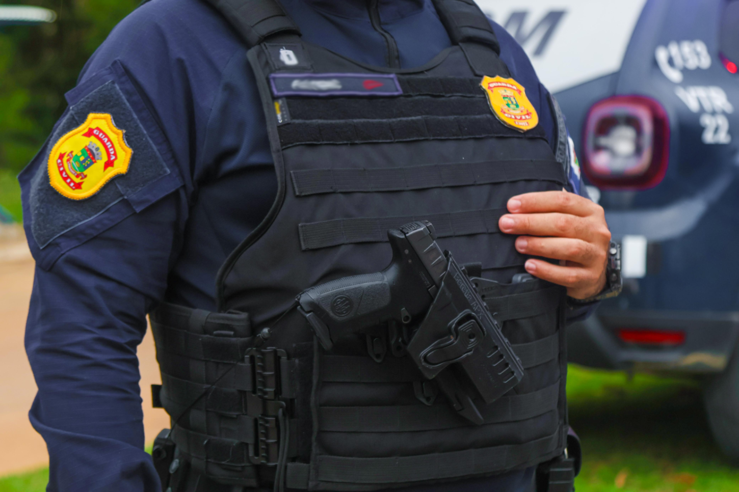 Homem é preso pela GCM em Linhares após cometer furto.