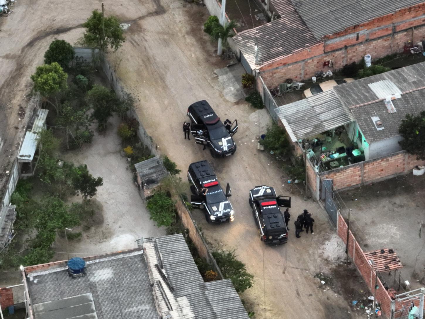 Operação 14 Bis: PCES prende três investigados por homicídios e tentativas de homicídio em Nova Venécia.