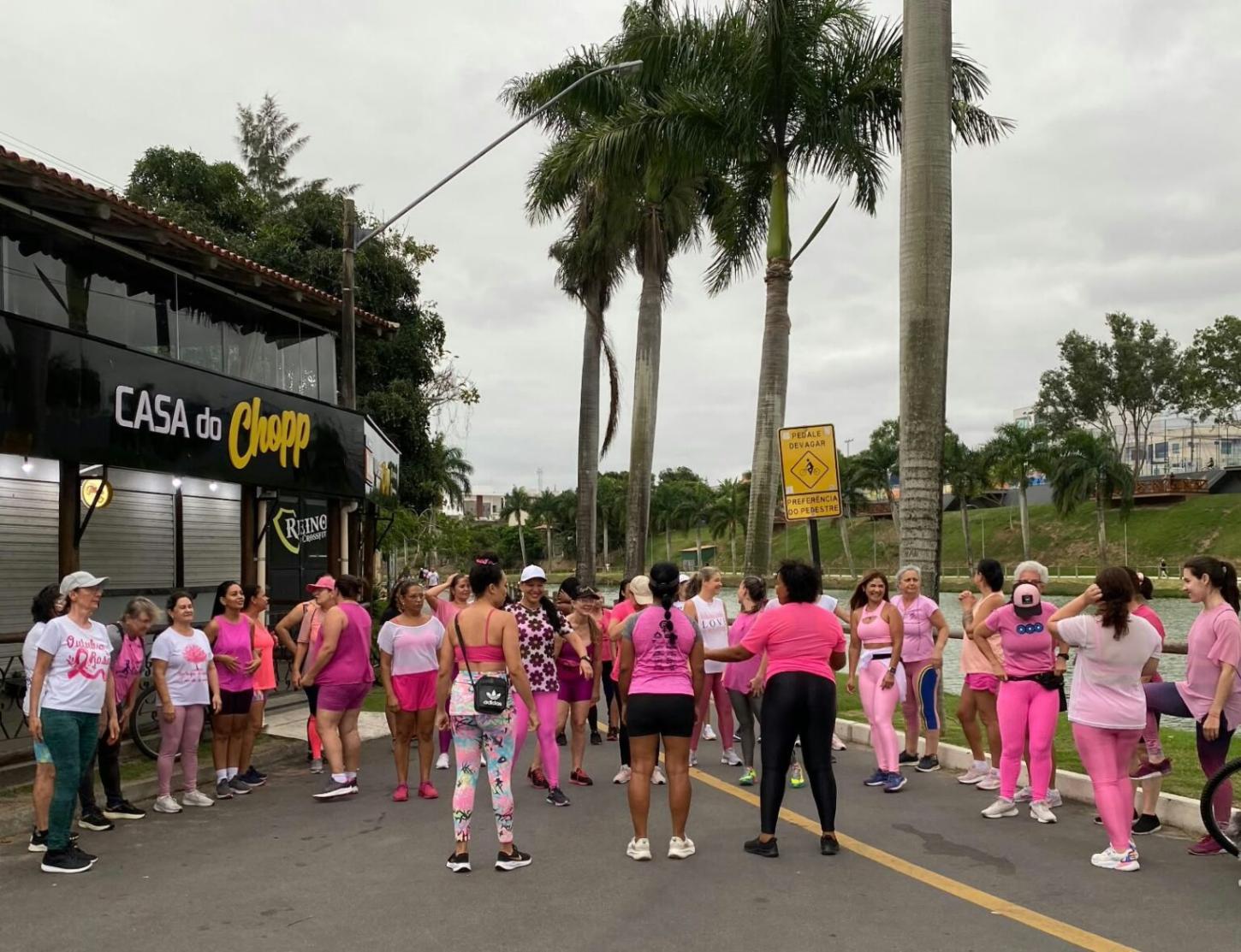 Caminhada do Outubro Rosa vai movimentar o domingo na Linha Verde